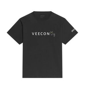 Veefriends Tshirt Very Lucky Black Cat Date Error Misprint 2022 Veecon Tee